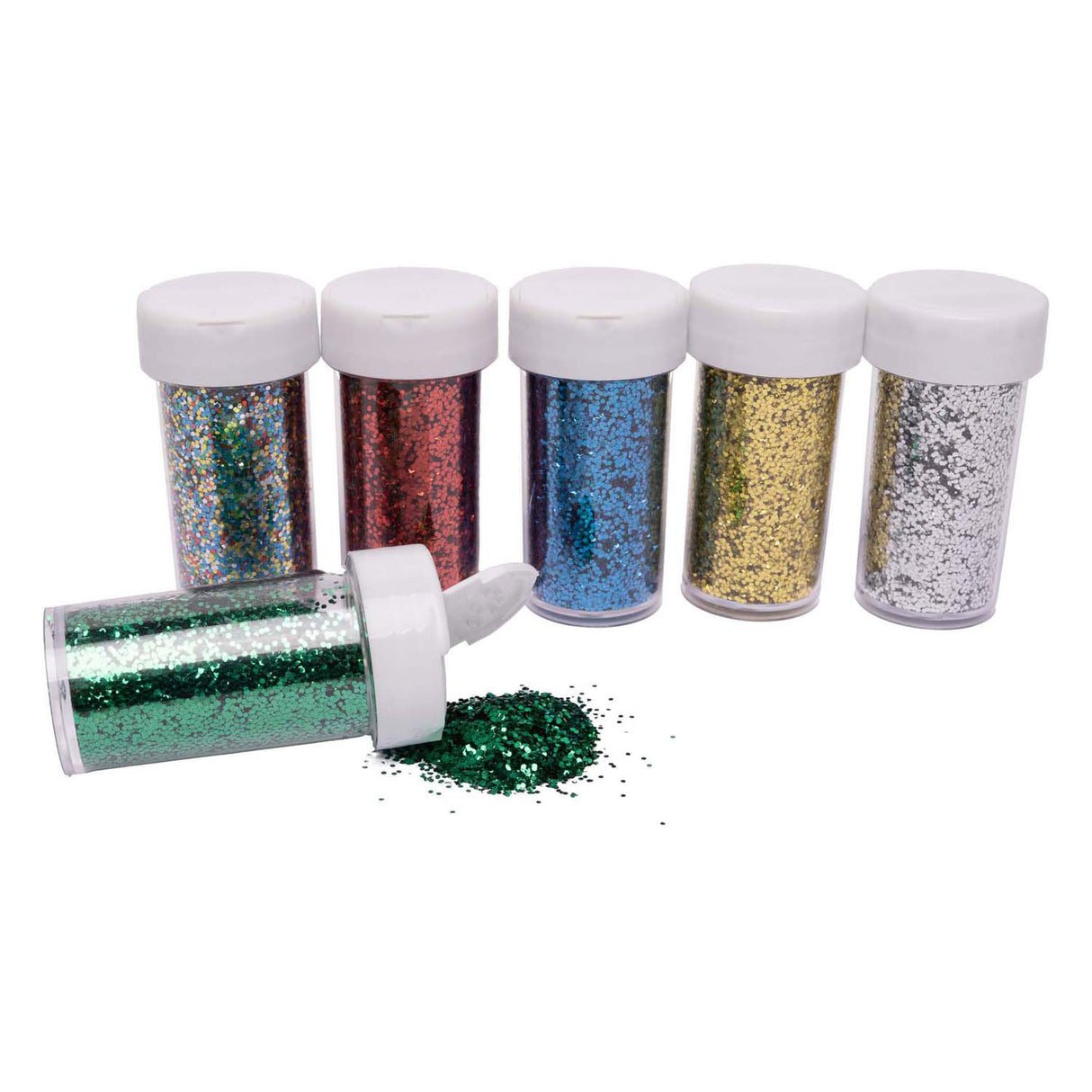 Farvninger - bioglitter 20g, 6 stk.
