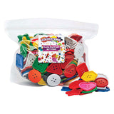 Farver - meget store, lyse knapper, 450 gram