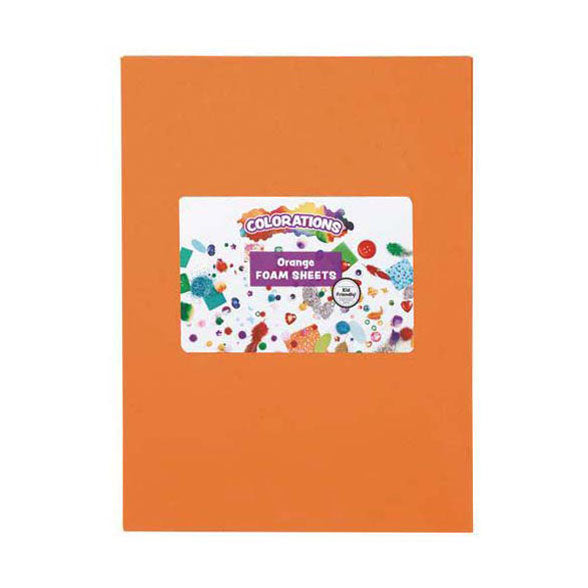Farver - skumplader orange, 10 stk.