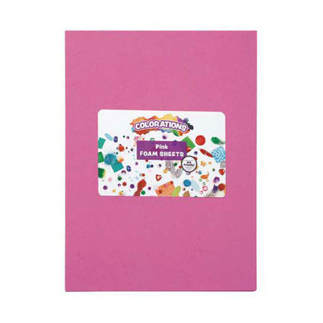 Farver - skumplader pink, 10 stk.