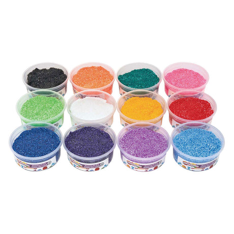 Farvninger - farvet foam clay, 12 stk.