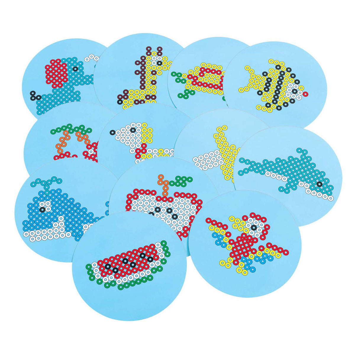 Farver - strygeperler uden varme - 2500 perler