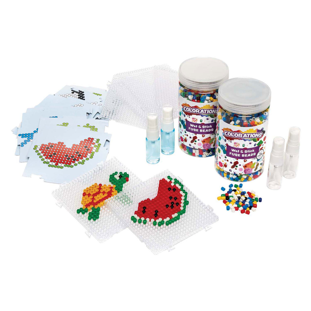 Farver - våde pindeperler - 6400 perler