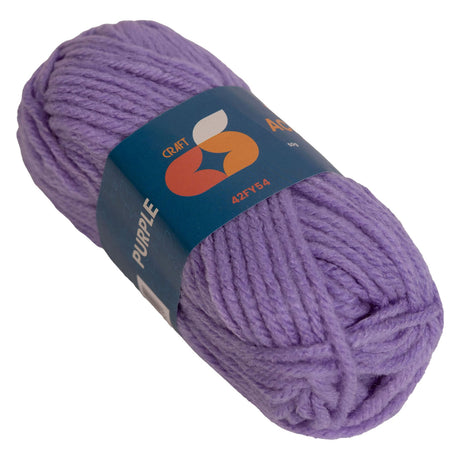 Colorations - acrylgaren 4 mm - 50gr - paars