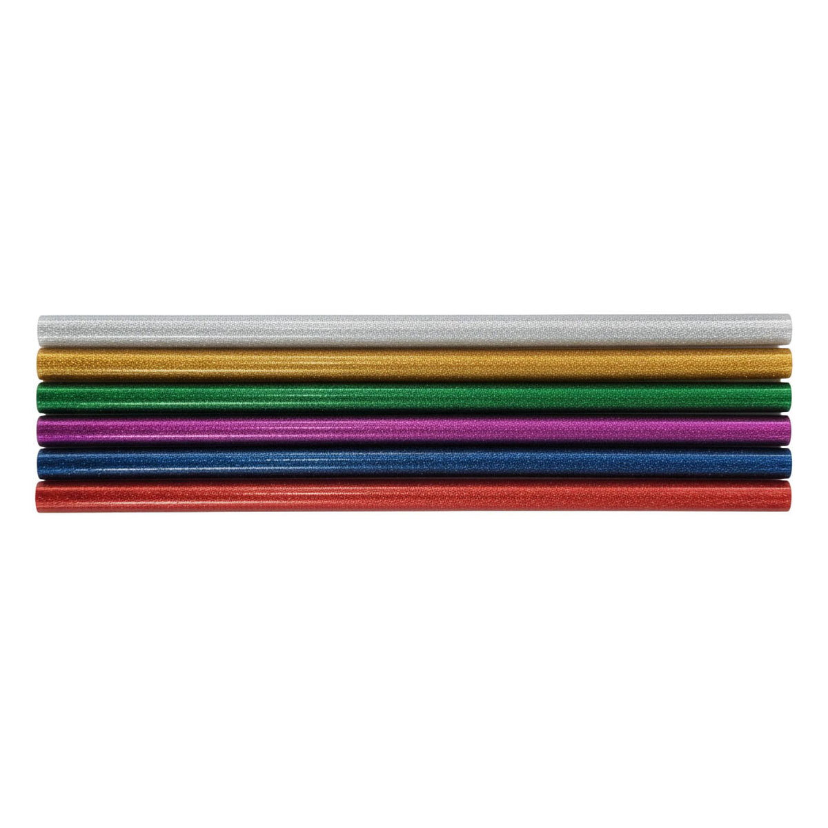 Farvninger - glitter limstifter - 6 stk..