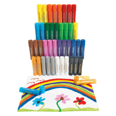 Farvninger - tempera malingspinde i 14 farver - 42 stk.
