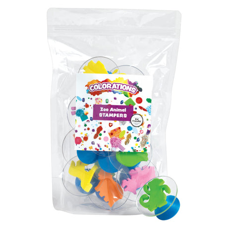Colorations - dierenstempels - 12st.