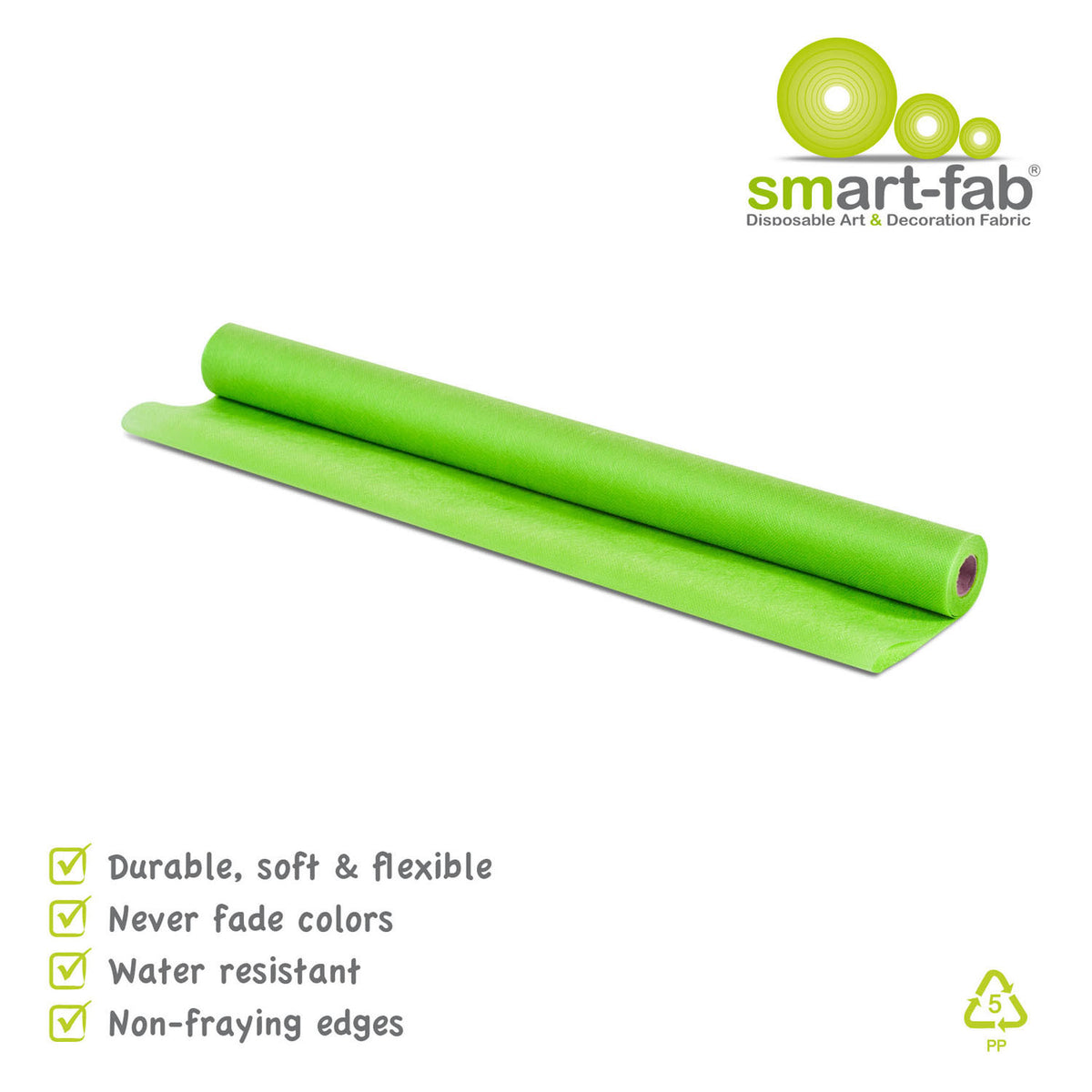 Smart fab rulle 0,61 x 5,5m - grøn