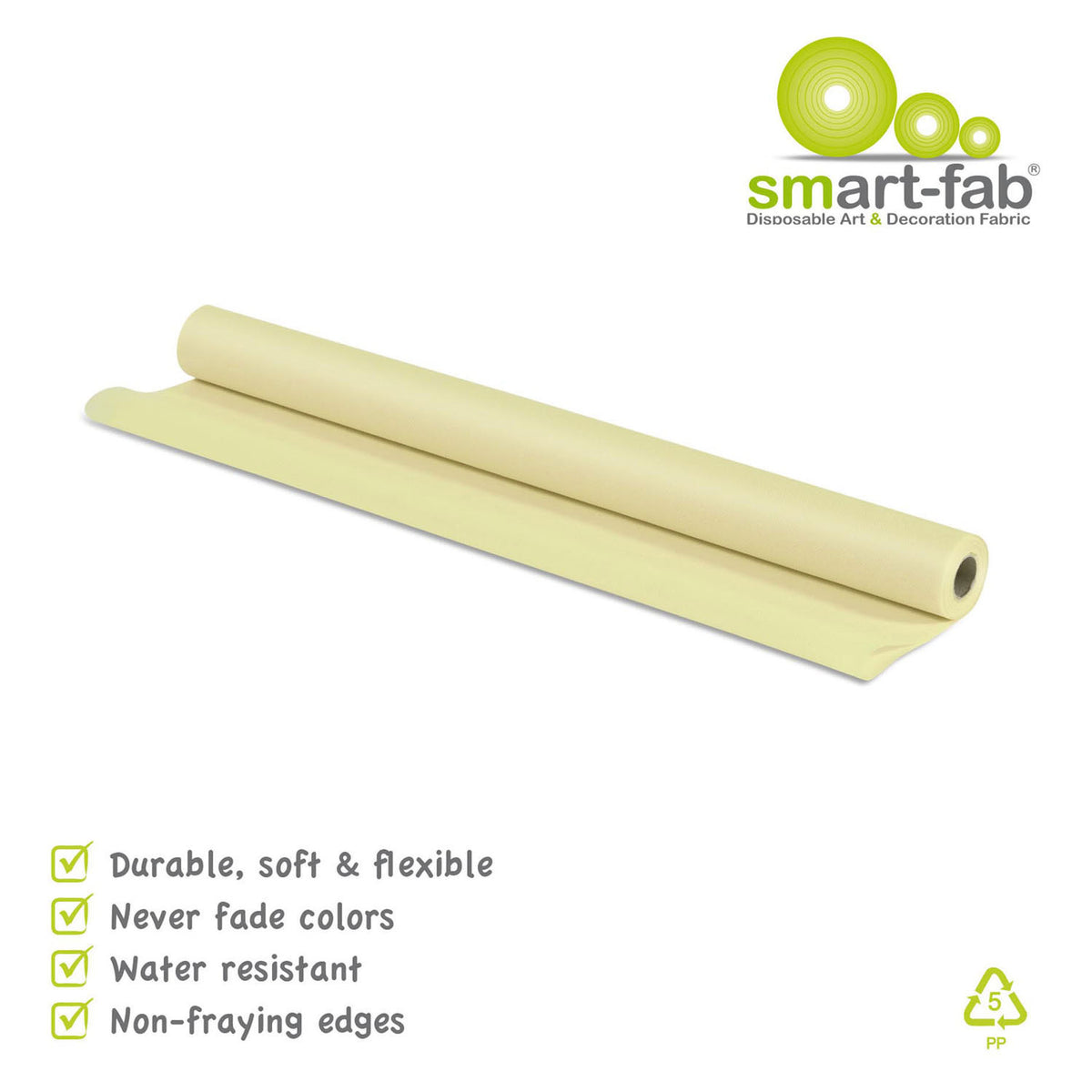 Smart fab rulle 0,61 x 5,5m - creme