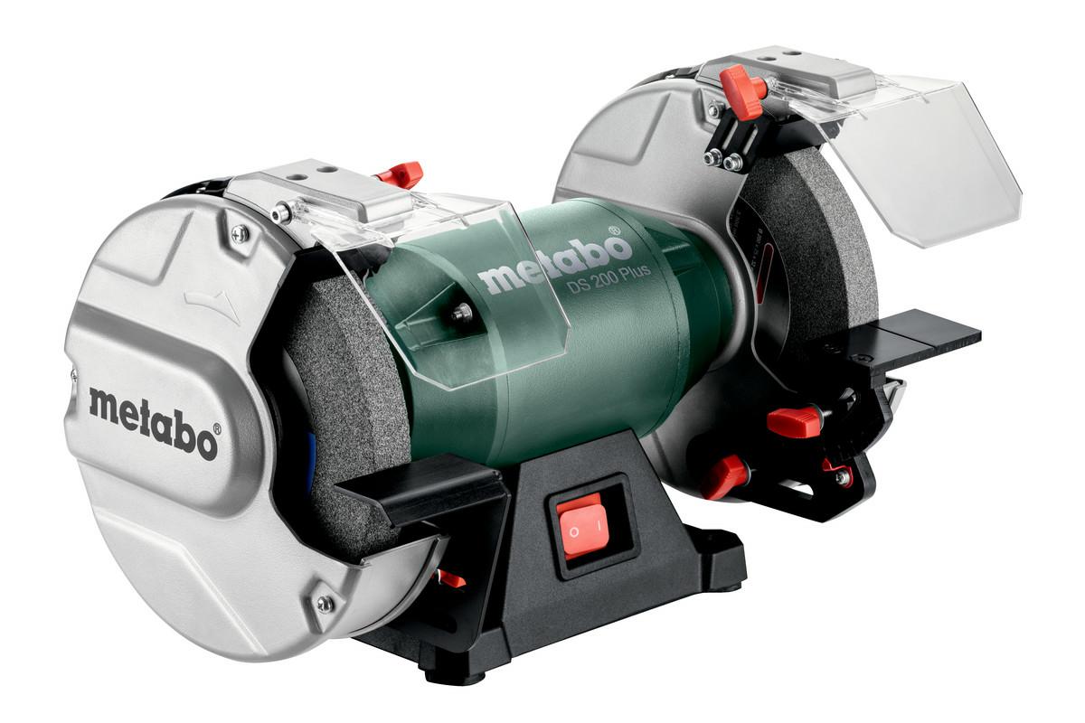Metabo ds 200 plus | dobbelt slibemaskine | 600w | i æske - 604200000