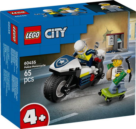 Lego ® byjagt på politimotorcykel - 60455