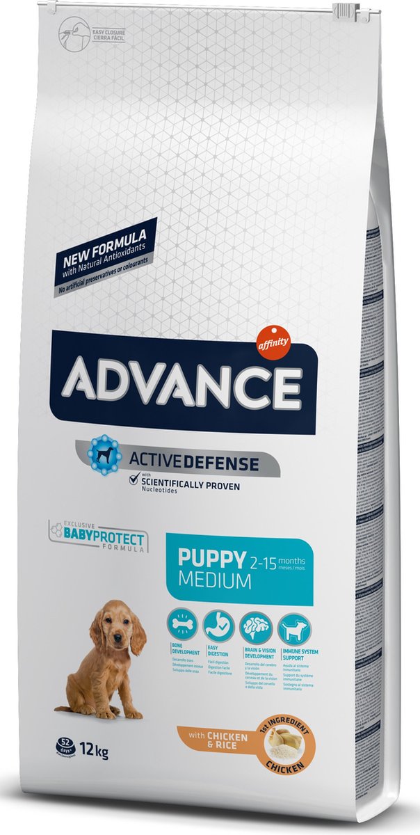Advance - hvalpebeskytter medium hundefoder
