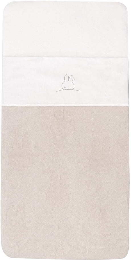 Jollein x nijntje laken wieg 75x100cm sleepy miffy - funghi