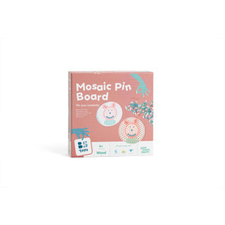 Bs toys plug-in mosaikspil - mosaik af træ - mosaikpuslespil - pædagogisk legetøj - fsc træ - læringsspil - egnet fra 4 år