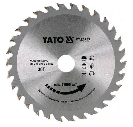 Yato rundsavklinge ø216 mm - 48t - indvendig diameter - 30 mm