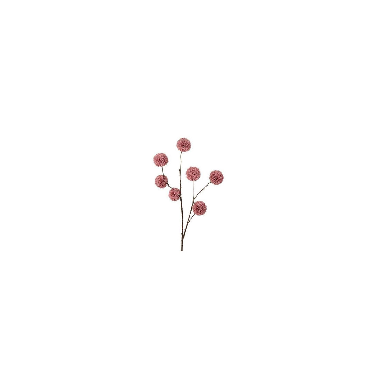 Roberts collection kunstbloem pompom spray 96cm oud roze