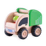 Wonderworld træ mini affaldsbil