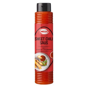 Hela sød chilisauce med stykker chilipeber (800 ml)