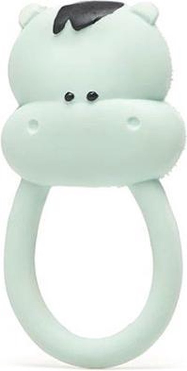 Lanco legetøj lanco gummi bidering - kimo the flodhest - mint