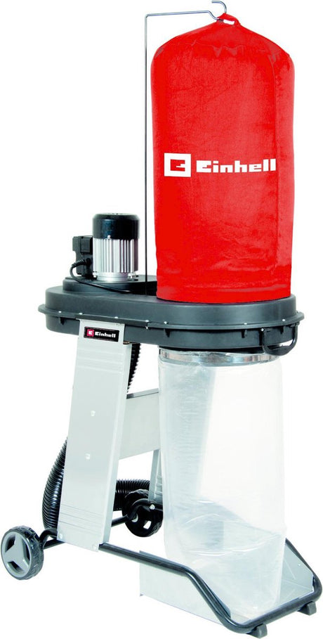 Einhell elektrisk udsugningssystem te-ve 550 2 a - 550 w - stikdåse til maks. 2500 w - opsamlingspose: 65 l - længde af sugeslange: 250 cm - 1600 pa