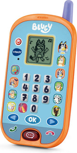 Vtech bluey smartphone - 4 muntre spil - se sjove animationer - pædagogisk legetøj - hollandsk talt - fra 3 år