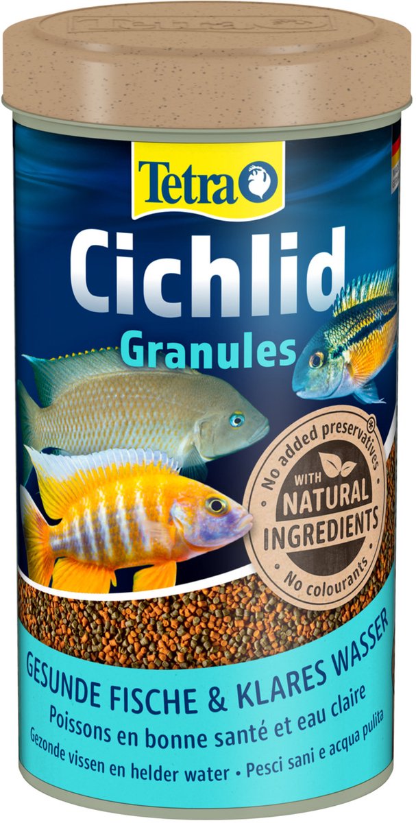 Tetra cichlide - fiskefoder - 500 ml