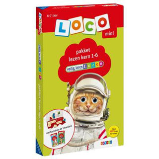 Loco mini - at lære at læse sikkert pakke kerne 1-6 (6-7 år)