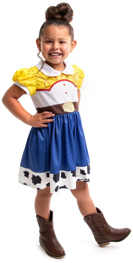 Små eventyr - jessie toy story - cowgirl kjole - størrelse 110-122