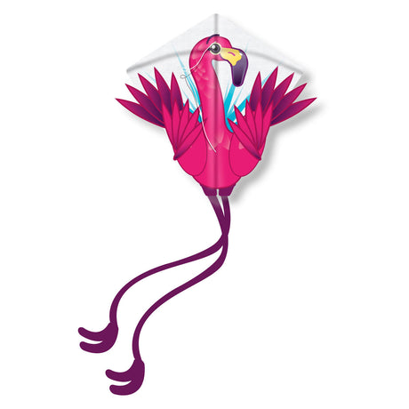 Drager klar 2 flue - pop -up nylon vlieger flamingo
