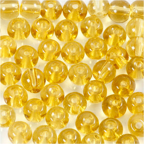 Creativ Company Glass Perles Yellow, 45th.