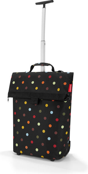 Reisenthel trolley m indkøbsvogn - polyester - 43 l - prikker sort