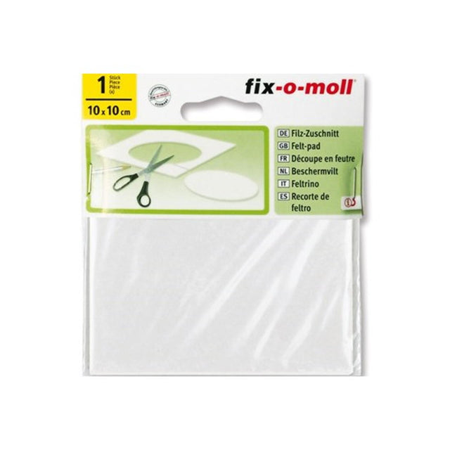 Fix-o-moll filtglider 10x10cm hvid