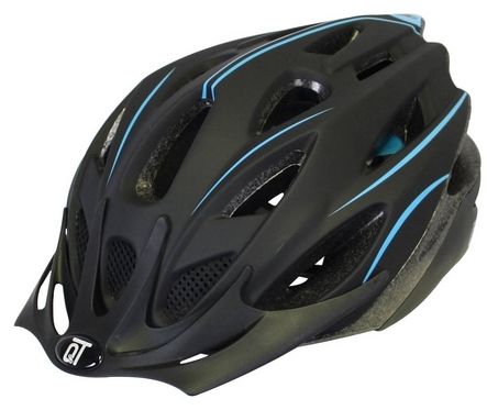 cykelhjelm sikring unisex mat sort blåw størrelse l