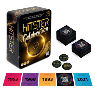 Jumbo hitster-fejring i limited edition blikæske