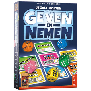 999spil 999 spil - giv og tag - terningespil - unik spilmekanisme - med vaskbare kort og tuschpenne - familiespil - brætspil - lille gave