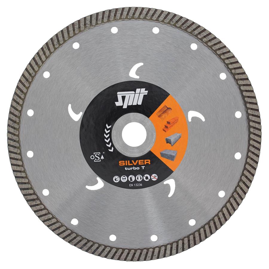 Spit sølv turbo-t diamant savklinge ø230x22,2mm
