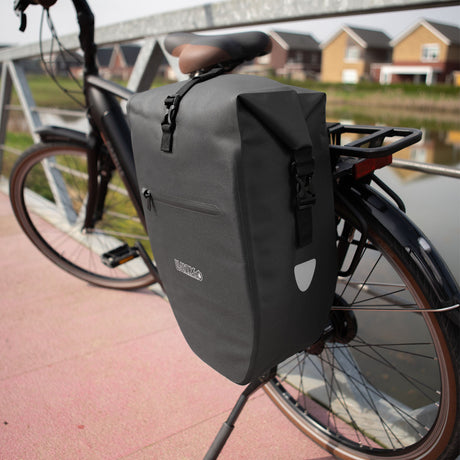 Lynx cykeltaske enkelt TPU 28L sort vandtæt e-cykel Hayes