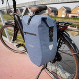 Lynx cykeltaske enkelt TPU 28L blå vandtæt e-cykel Hayes