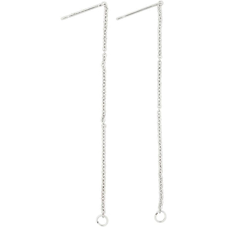 Creativ virksomhed https: www.cchobby.nl øreringe-from-chain-l-70-mm-silver-plated-1-pair
