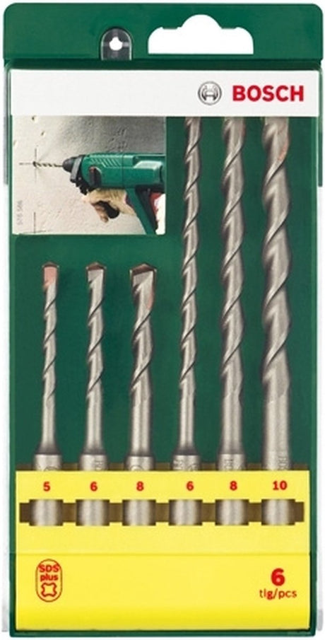 Bosch hammerboresæt - 6-delt - sds plus
