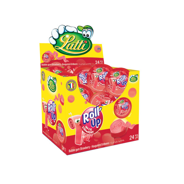 Lutti roll up jordbær (24 stykker)