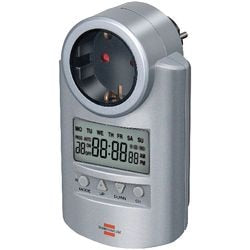 Brennerstuhl ugentlig timer primera-line dt ip44 sølv