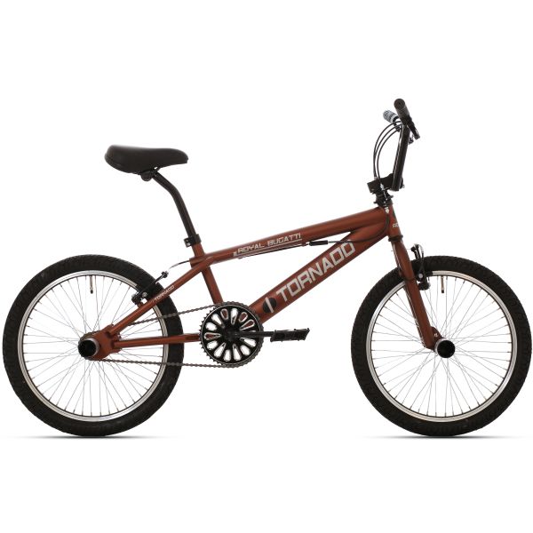 Royal BMX cykel - Bugatti tornado freestyle 20 tommer - mørkebrun
