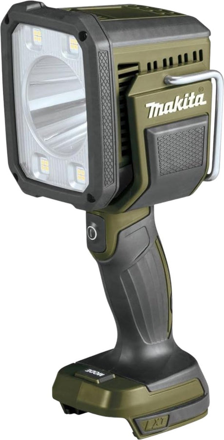 Makita DML 812 O Trådløs Håndholdt Spotlight 18 V 1250 lm LED Olivengrøn Outdoor Adventure Special Edition Solo - uden batteri, uden oplader