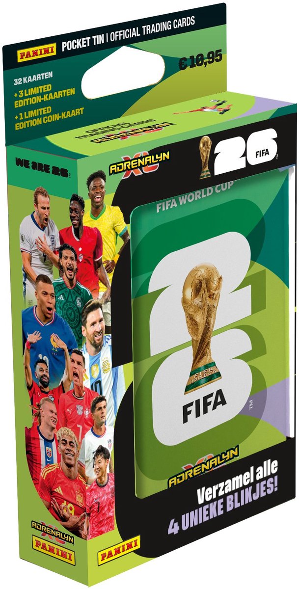 Panini – adrenalyn xl 26 – kortæske – 24 kort