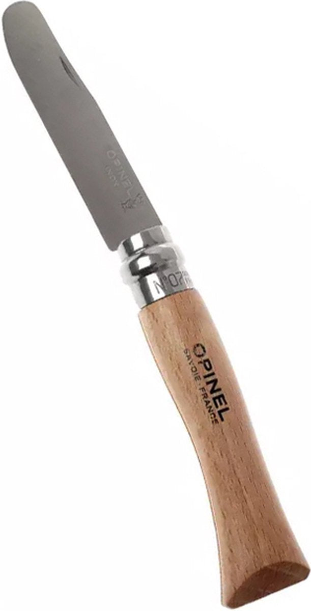 Opinel mon premier lommekniv - rund - rustfrit stål træ