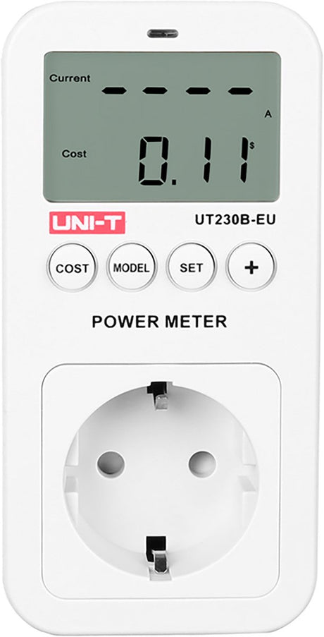 Uni-t serien - energiovervågningsstik - ut230b-eu - LCD display - energiovervågning