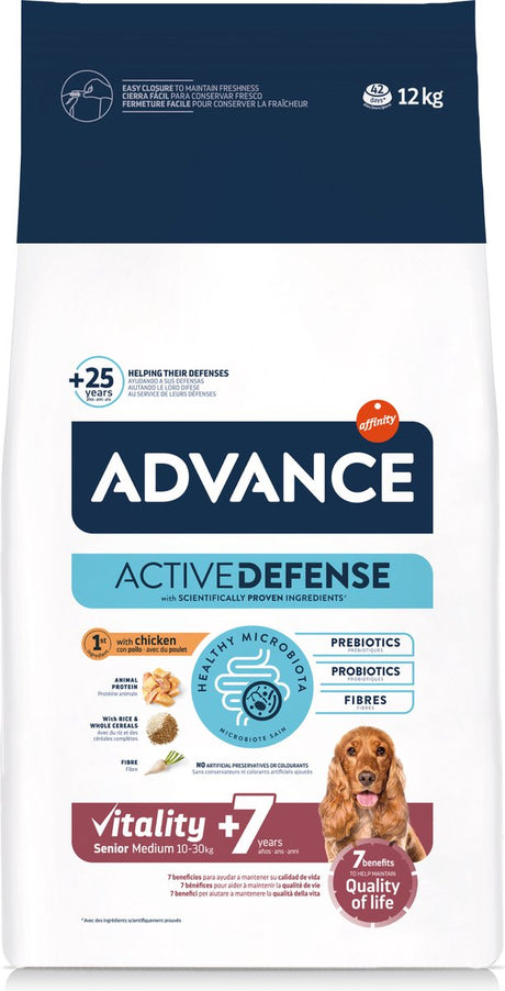Advance - medium senior 12 kg hundefoder