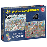 Jan van Haasteren puslespil - giv os plads ligesom i filmen - 2x1000 stk.