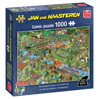 Jumbo Jan van Haasteren puslespil - kolonihaver, 1000 stk.